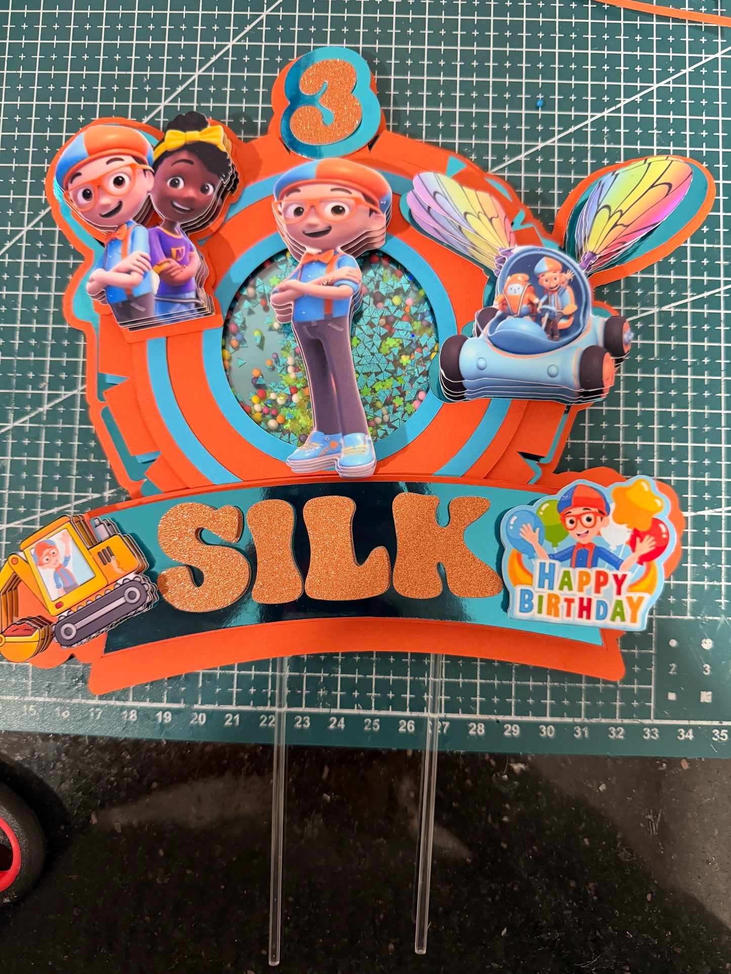 Kit birthday party Blippi/ party supplies