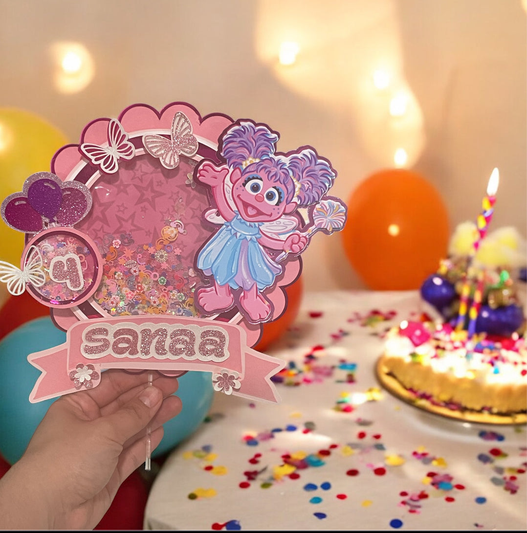 Abby Cadabby cake topper