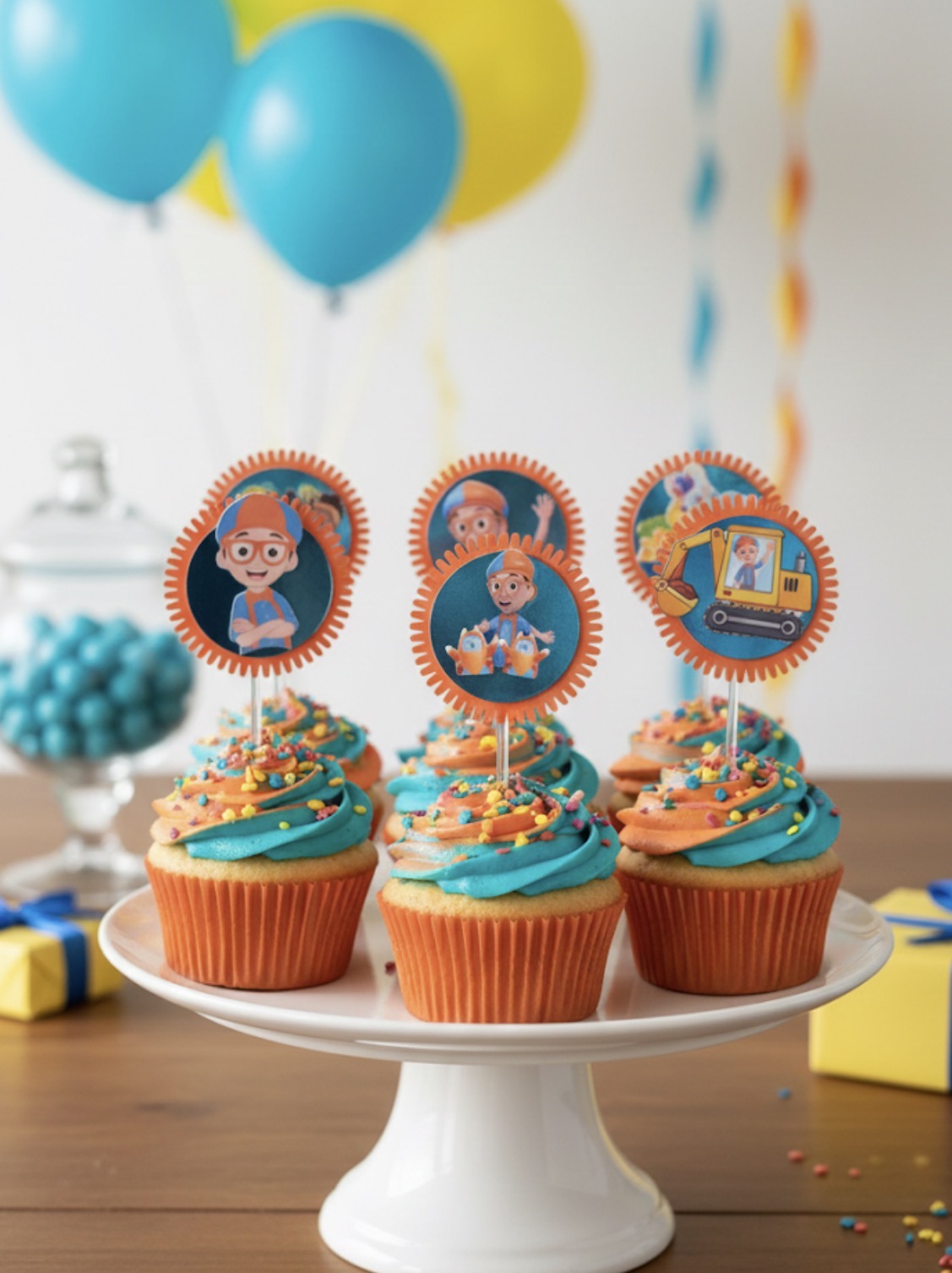 Kit birthday party Blippi/ party supplies