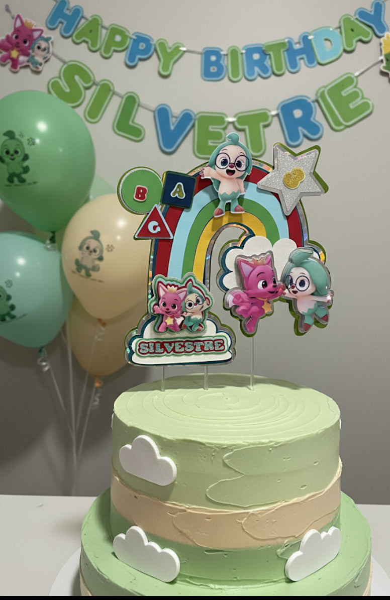 Hogi- pinkfong cake topper