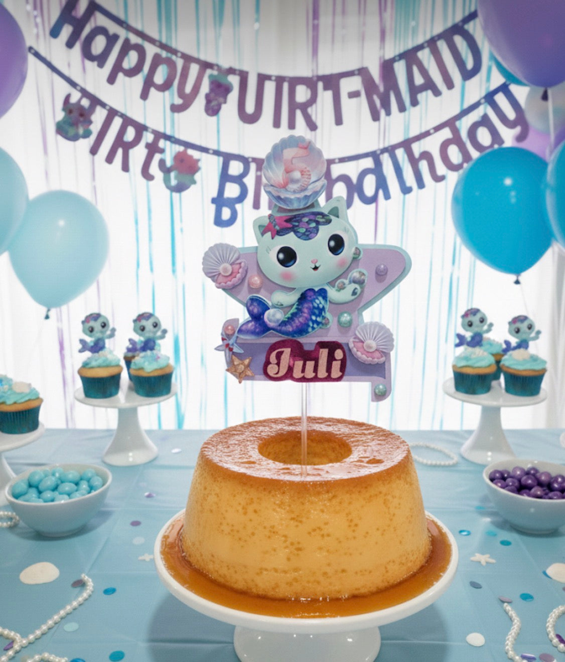 Mercat cake topper