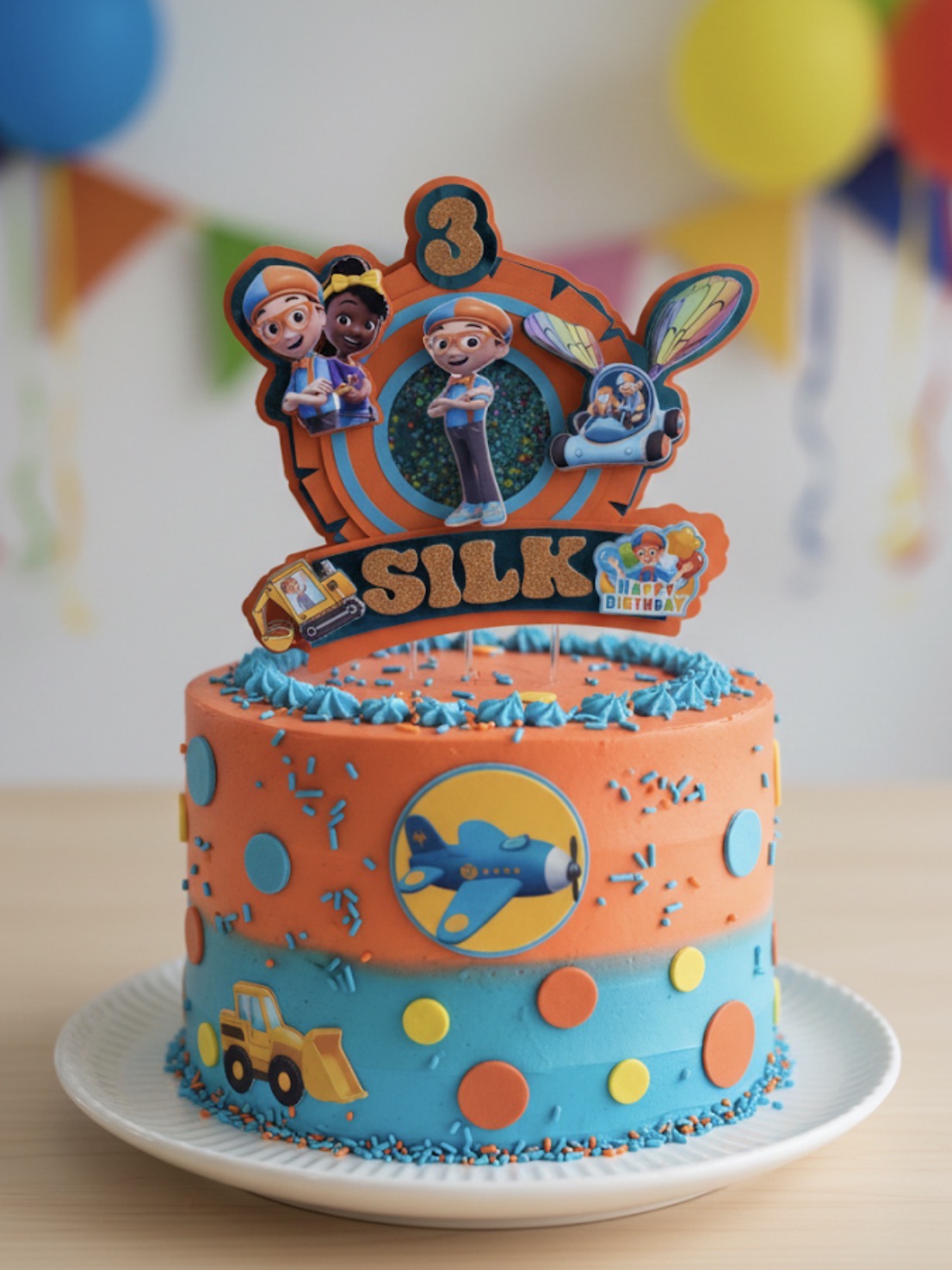 Kit birthday party Blippi/ party supplies