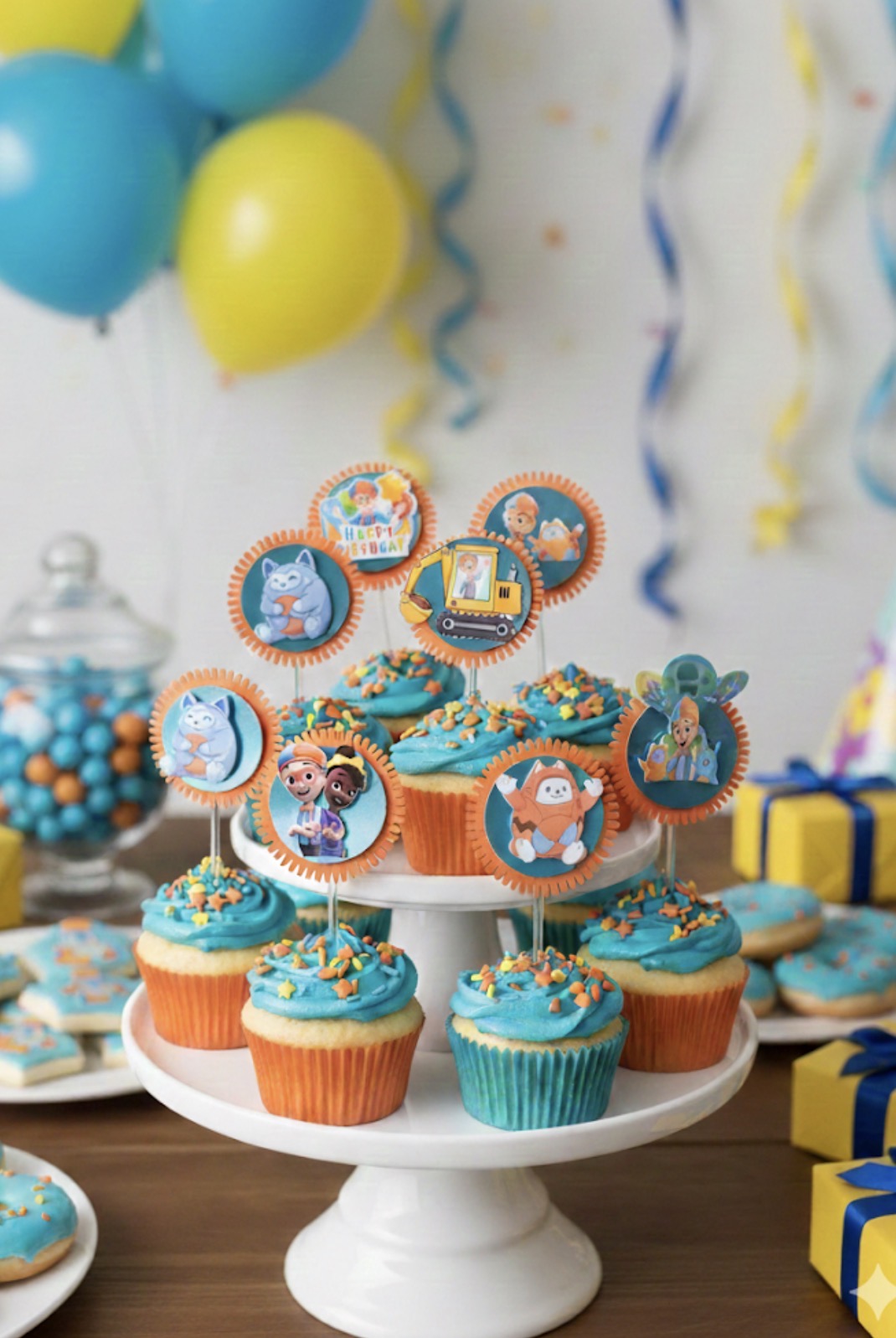 Kit birthday party Blippi/ party supplies