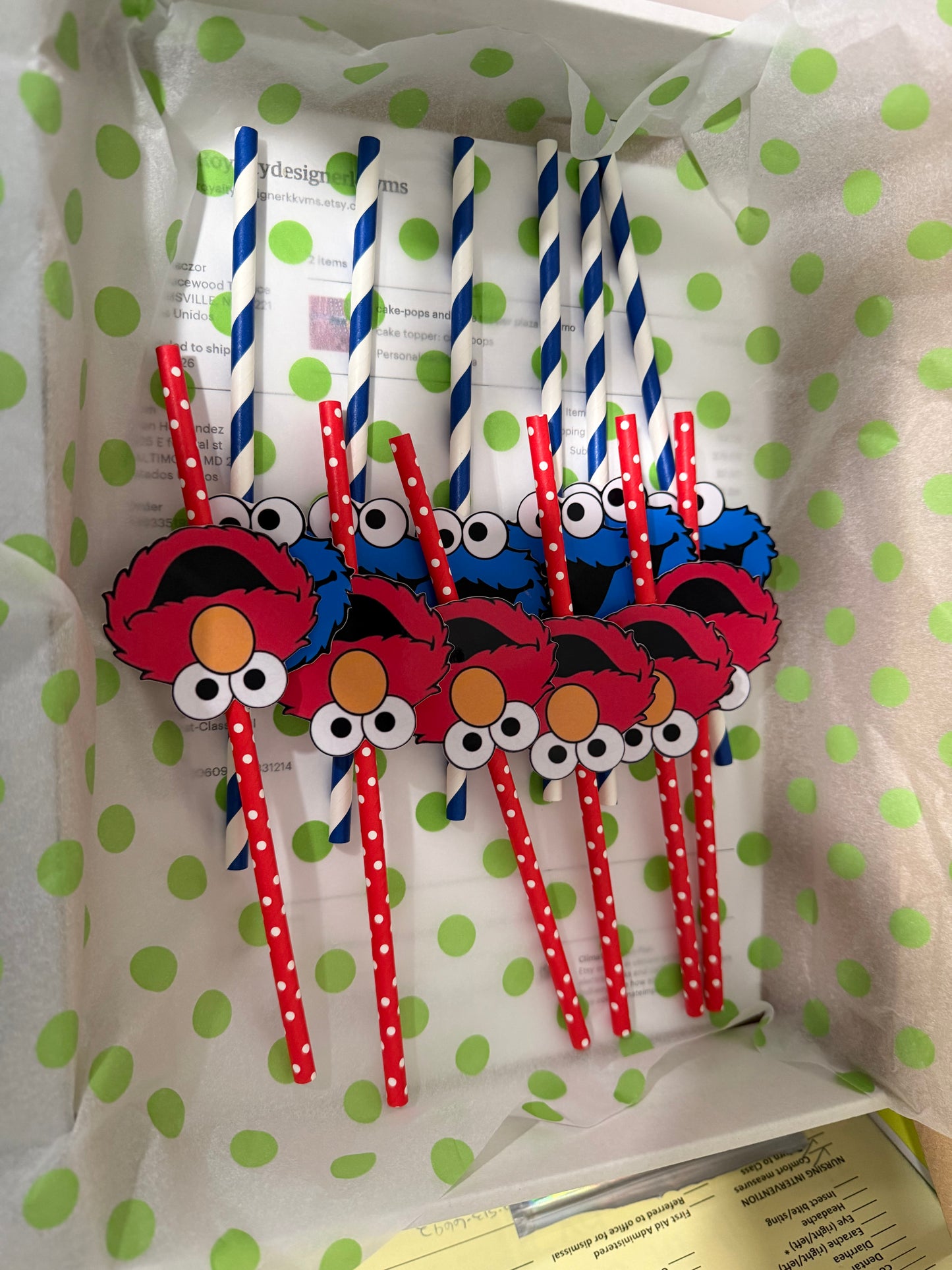 Sesame street Cake-pops topper/ elmo’s cake-pops