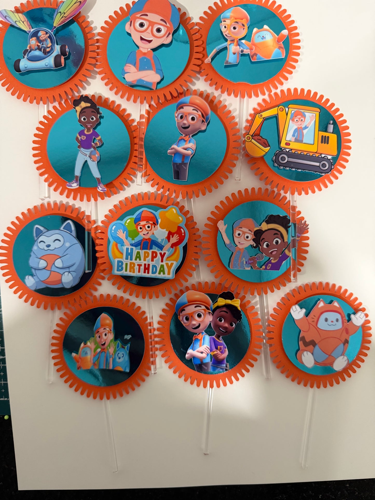 Kit birthday party Blippi/ party supplies