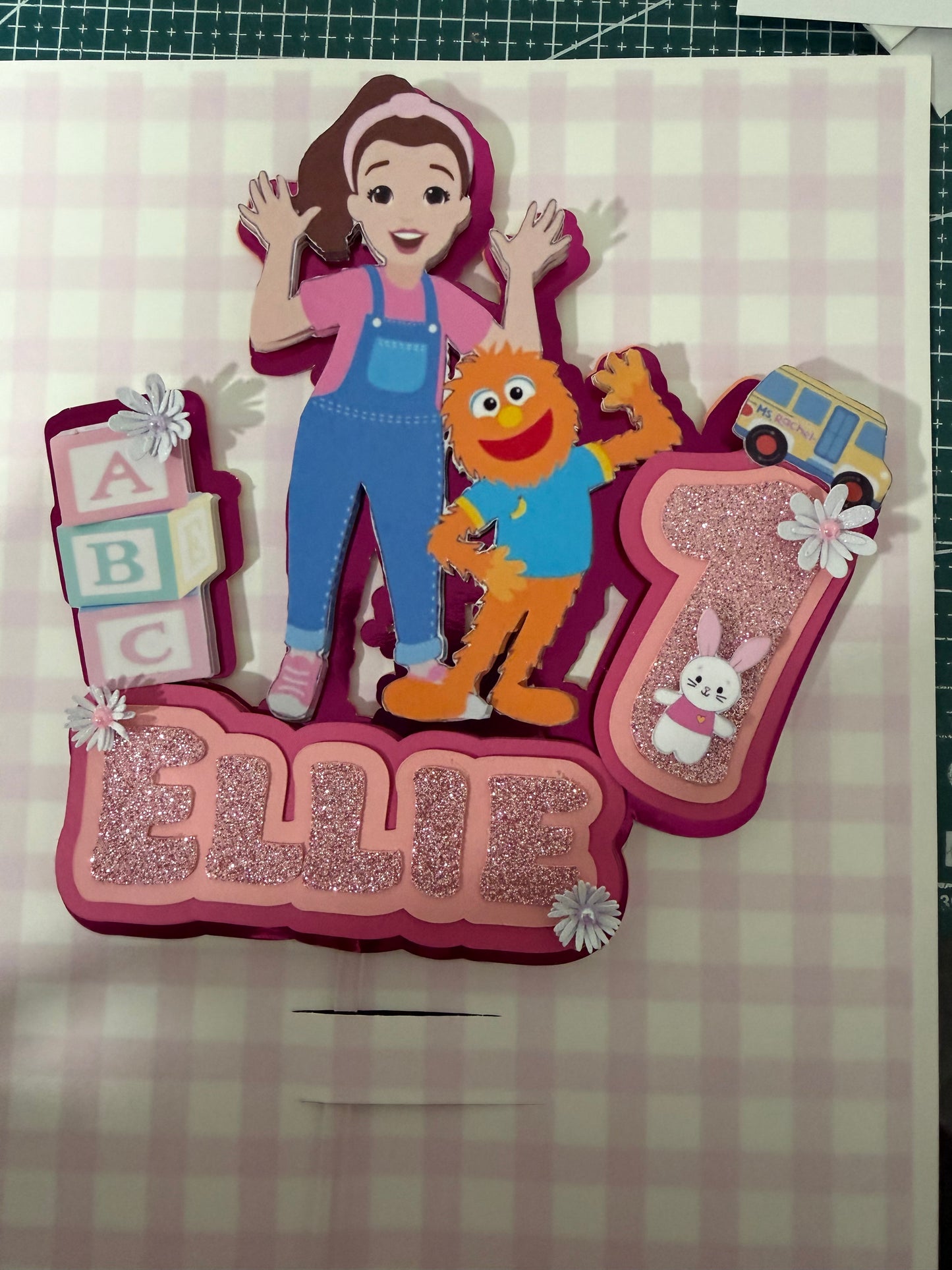Miss Rachael cake toppers
