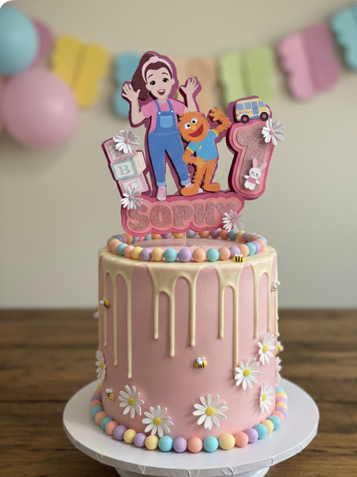 Miss Rachael cake toppers
