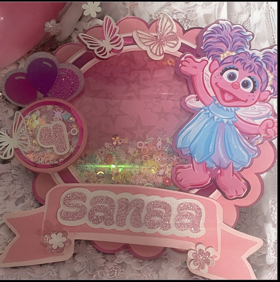 Abby Cadabby cake topper