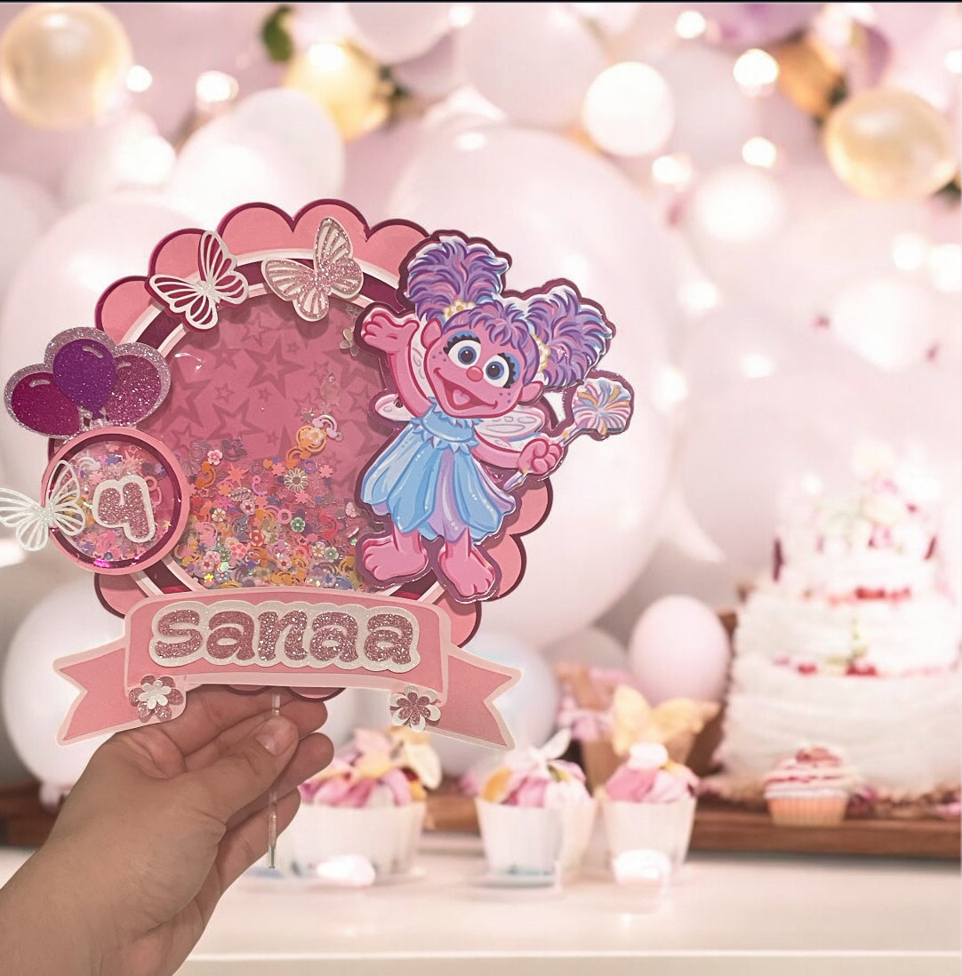 Abby Cadabby cake topper
