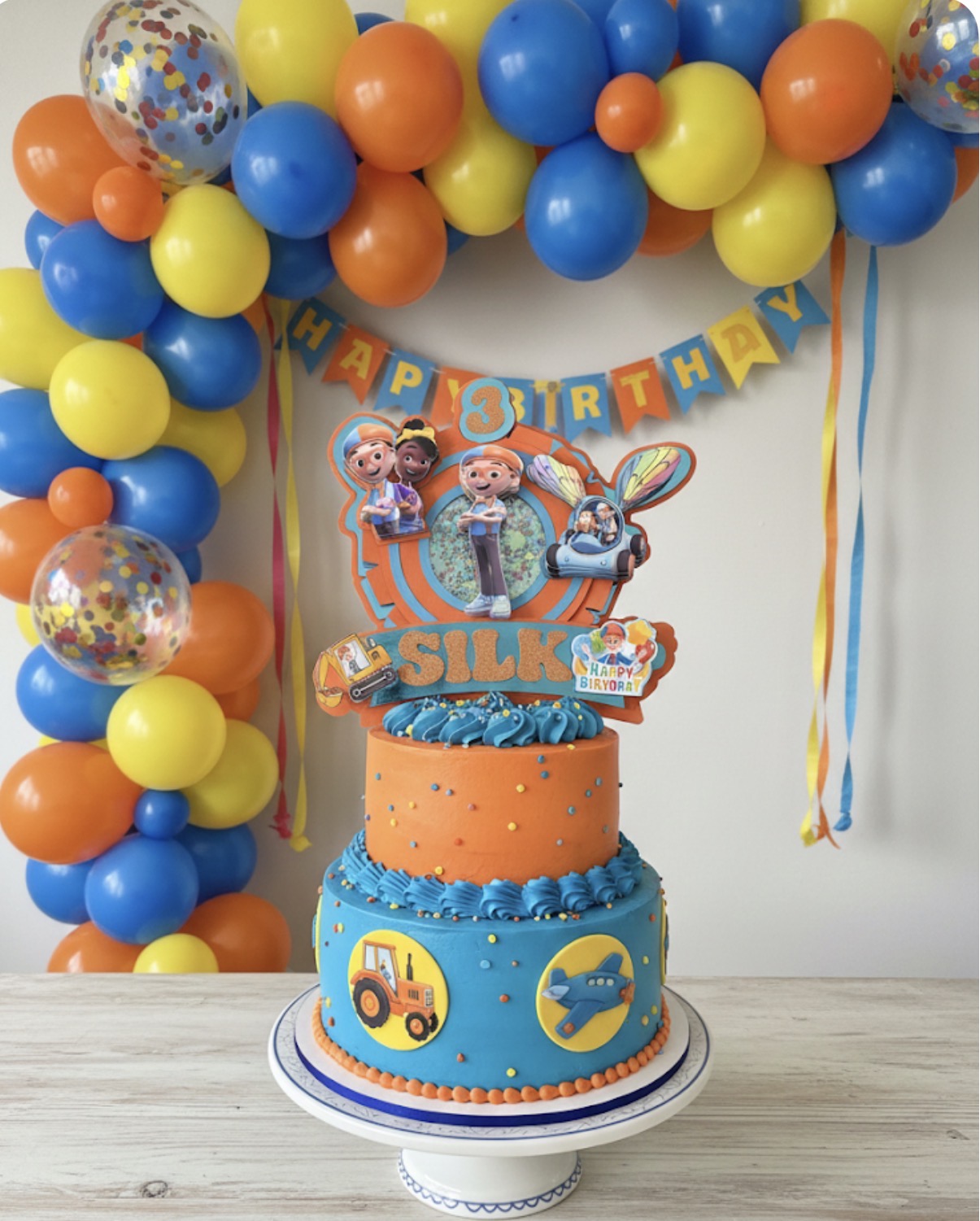 Kit birthday party Blippi/ party supplies