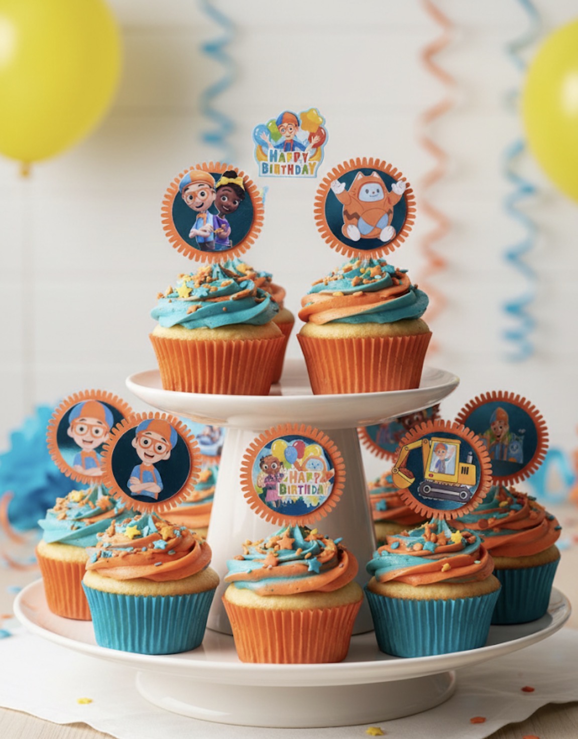 Kit birthday party Blippi/ party supplies