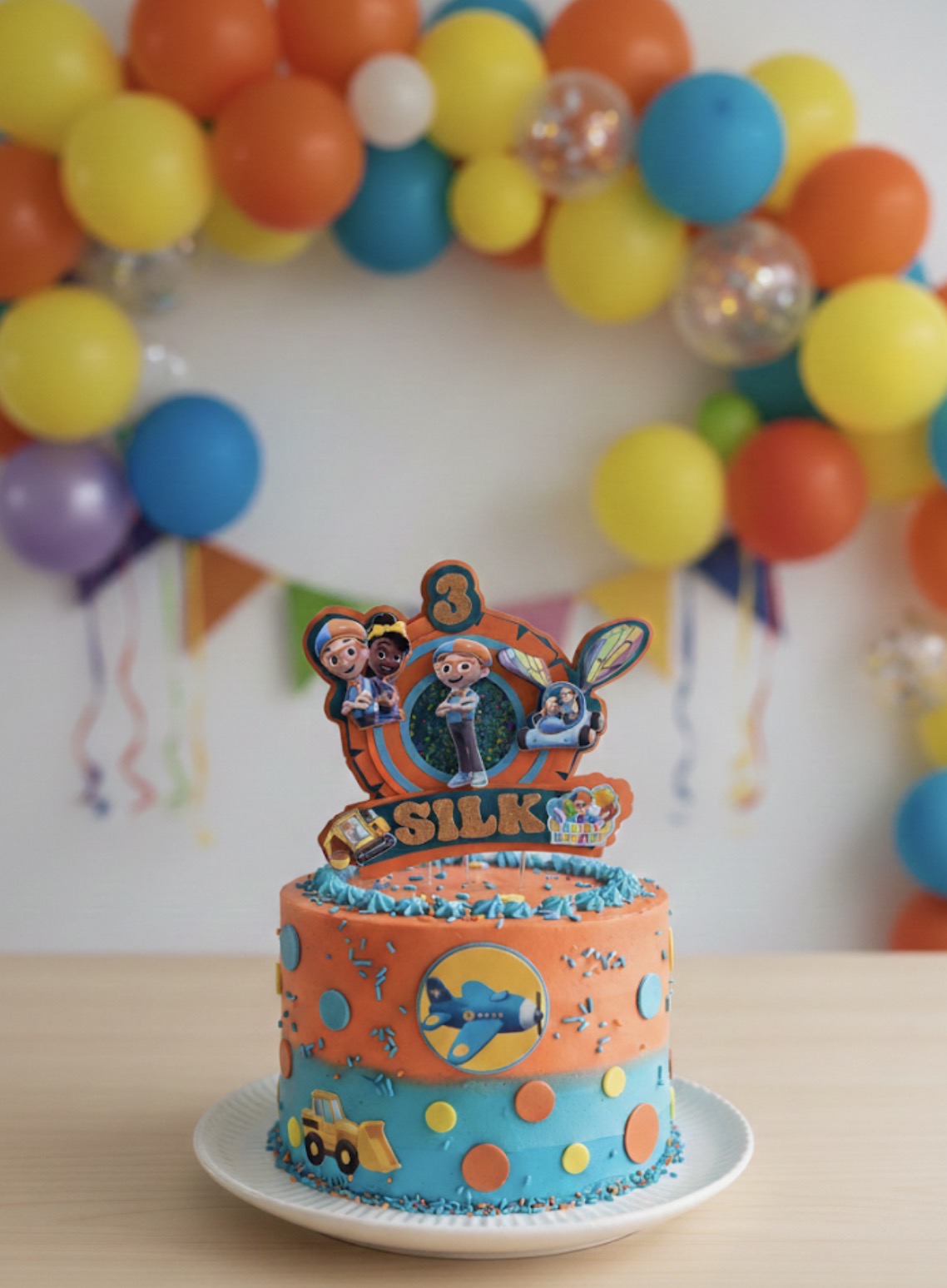 Kit birthday party Blippi/ party supplies