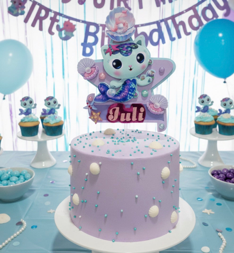 Mercat cake topper