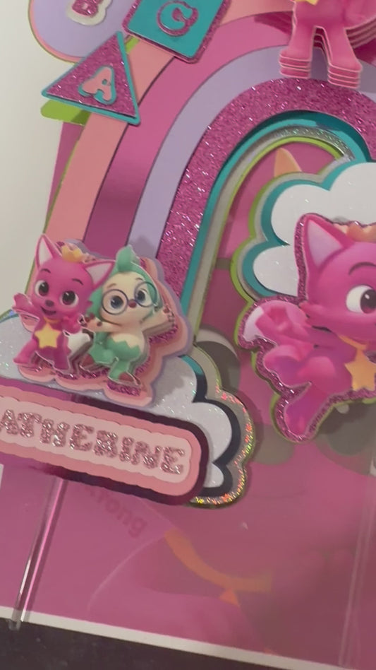 Hogi- pinkfong cake topper