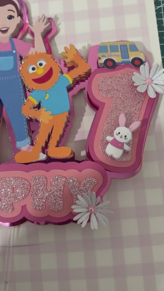 Miss Rachael cake toppers