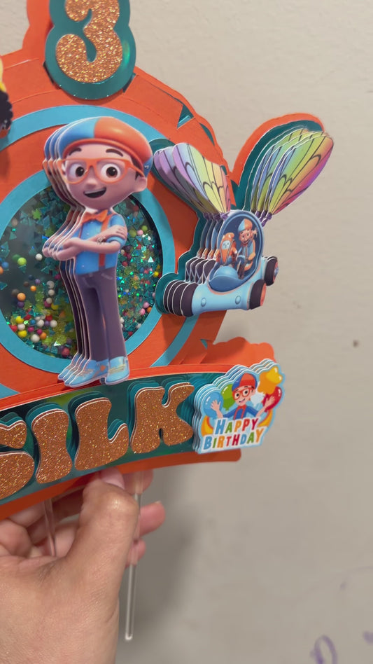 Kit birthday party Blippi/ party supplies